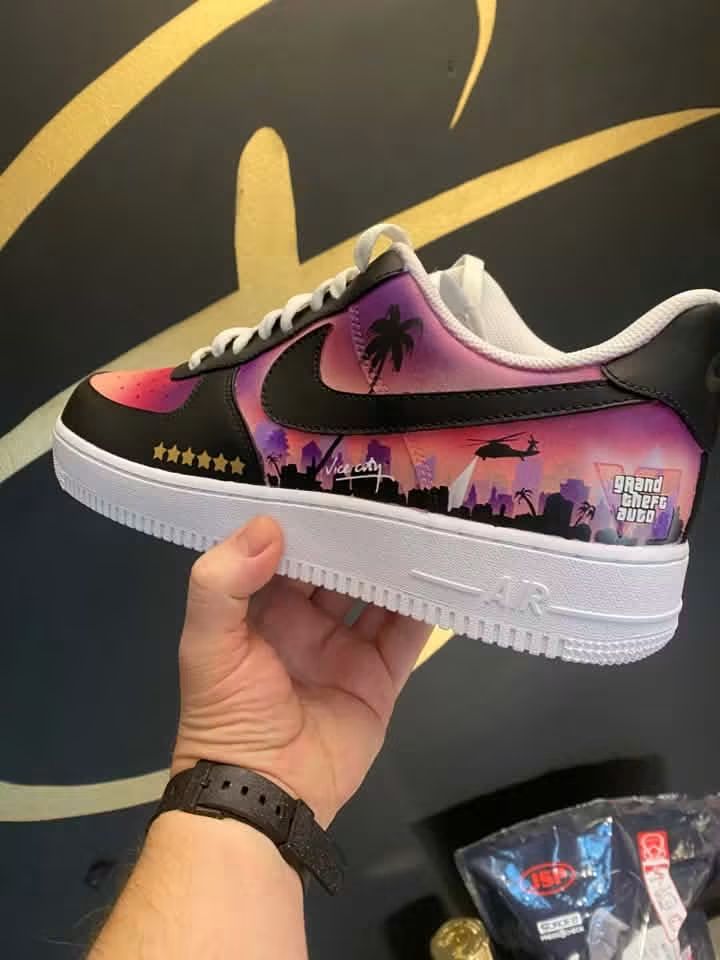 Close-up of the hand-finished GTA trainer